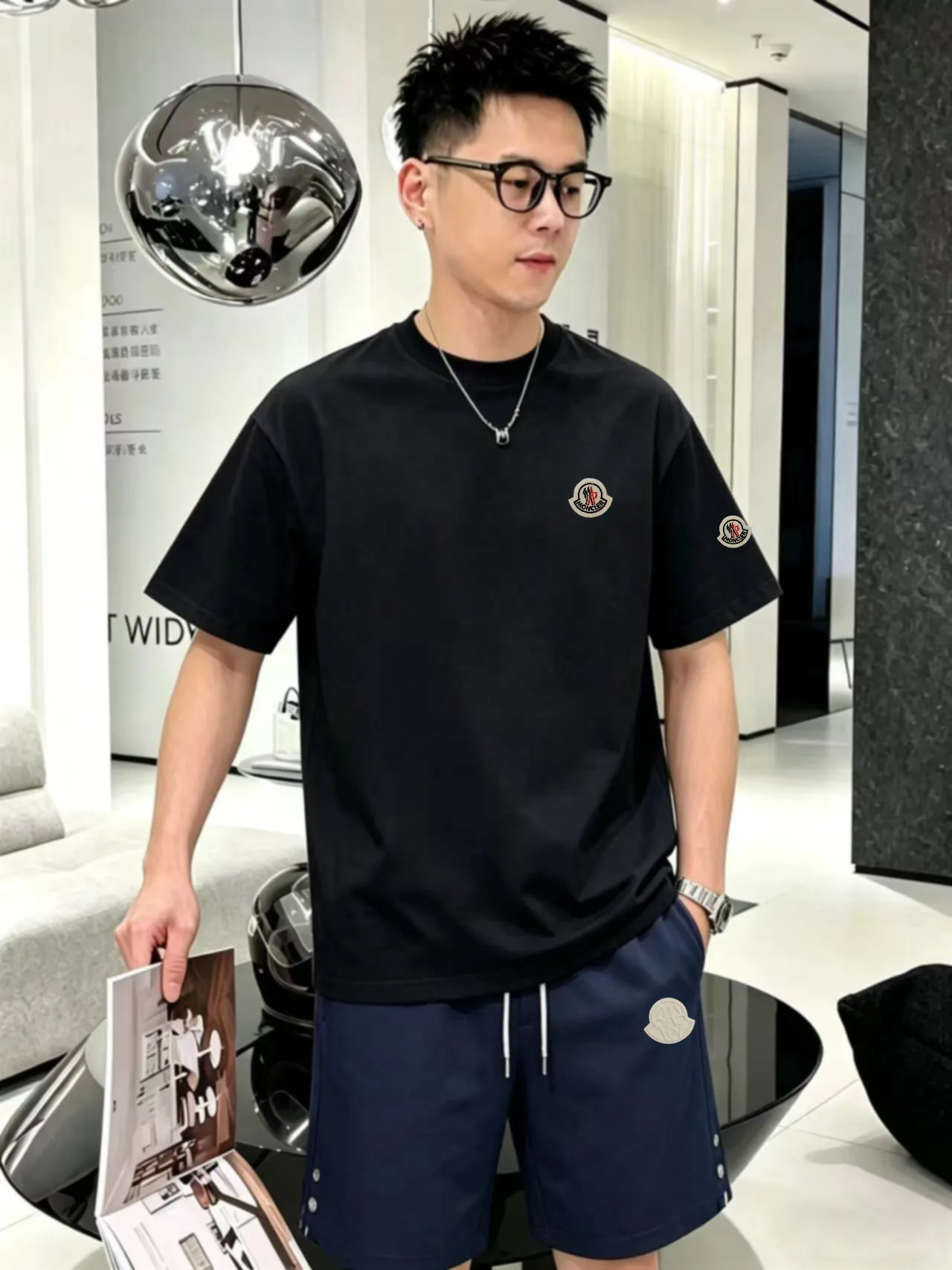 Moncler 2026 Same Style ！ ！！ ！ logo ！ Breathable， ， ，Quality ， ， ， ， ， . .... ， ， ！ Black Navy Blue Size：L-5XL